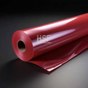 China 80μM Opaque Red Silicone Release Film Adhesive Manufacturing on sale