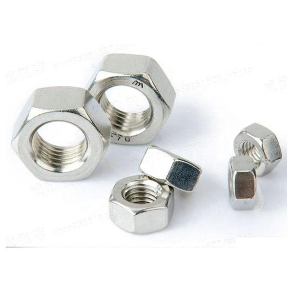 Mechanical Machine Heavy Duty Nuts , Reverse Thread Nut National Standard