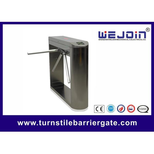 50W Waist Height Automatic Tripod Turnstile Gate 304 Stainless Steel