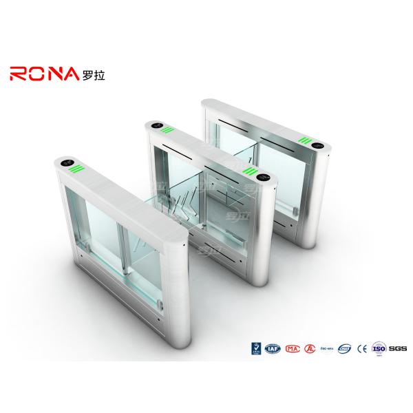 Pedestrian Access Security Swing Barrier Gate Anti - Pinch Mechanical Structure