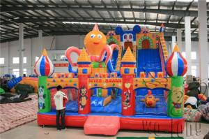 China inflatable slide with castle for sale, Inflatable combo on sale