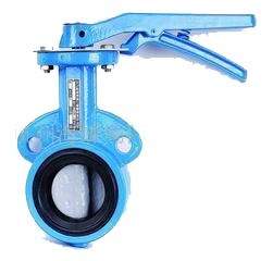 Low Noise Water Butterfly Valves Chain Wheel Turbine Type EPDM Seated