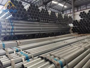 ASTM A53 Galvanized Steel Pipe Thick Wall 20MM Galvanized Round Tubing Manufactures