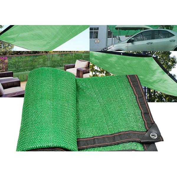 Knitted Greenhouse Shade Netting / Sun Protection Green Net 95% UV resistant