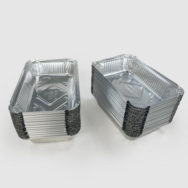 Food Grade Silver 8389 Aluminum Foil Container for Hot Food Packing Aluminum Material