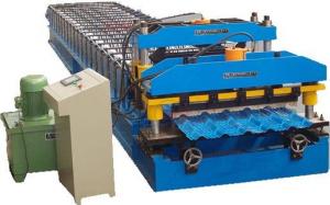  Hydraulic Power Automatic Metal Roofing Sheet Glazed Tile Making Machine 5 Ton Manual Decoiler Manufactures