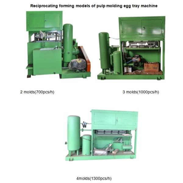  PLC Controlled Semiautomatic Reciprocating Forming Egg Tray Machine for Small Business Paper Product Making Machinery