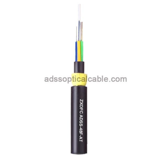 Anti Tracking Adss Fiber Optical Cable Medium Span 48 Core Single Mode G 652.D