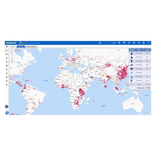 Jointech Intelligent GPS Tracking Software Solution For Car