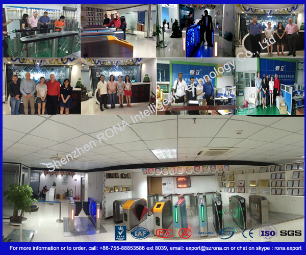 Industrial Swinging Speedgate Turnstile Access Control For Public Areas