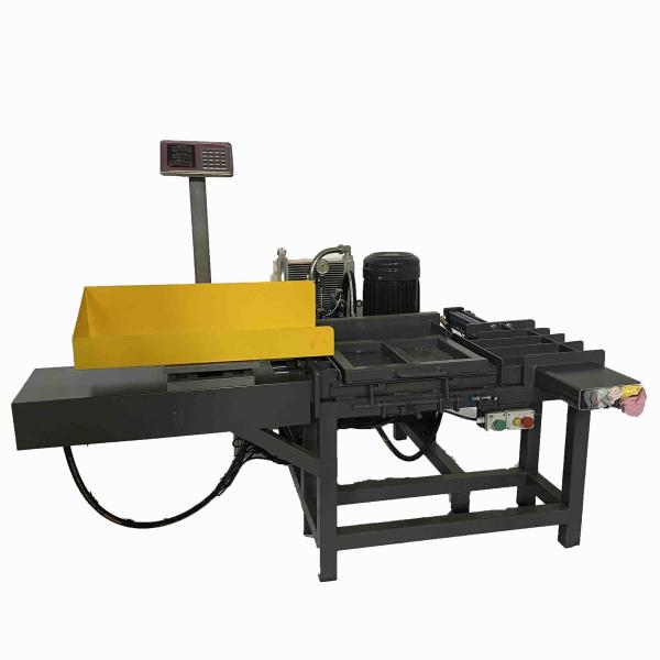 Push Button Control Horizontal Rag Baler 5.5KW With Integrated Scale