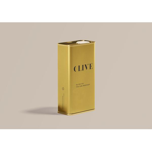 DADI Food Oil Can 1L Food Grade Extra Virgin Olive Oil Tin Can for Cooking Metal Type Tinplate