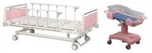  Steel Frame Child Hospital Bed , Adjustable Folding Hospital Beds With Wheels Manufactures