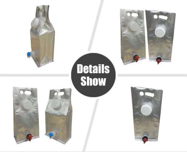 Custom Reusable Juice Food Packaging Plastic Bag Alcohol Drink Wine Spout Pouch Bag,liquid spout pouch/wine drink juice