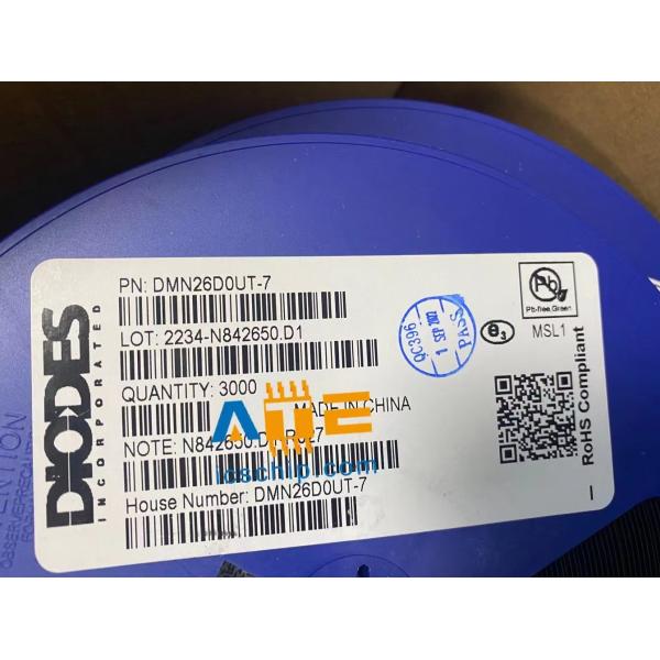 DMN26D0UT-7 DMN26 Diodes N-Channel Mosfet Surface Mount SOT-523