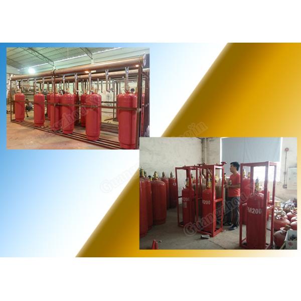 Chemical FM 200 Fire Suppression System Of 120L Type Cylinder