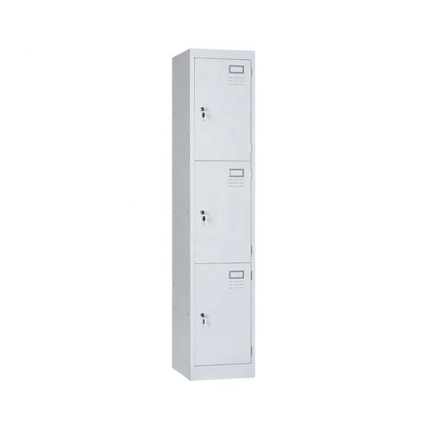 Morden 3 door wardrobe steel sports locker room bedroom furniture