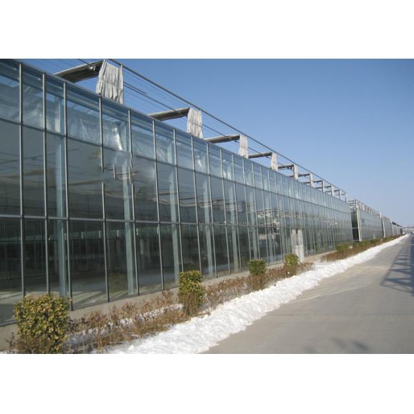 Hollow PC Sheet Greenhouse , Venlo Style Greenhouse Long Service Life