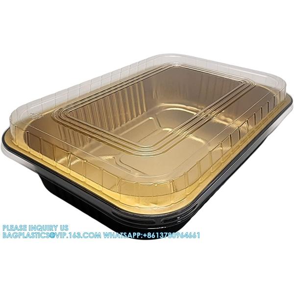11x7 Inch Heavy Duty Baking Foil Pans For Homemade Cakes And And Entree'S - Oven Safe Large Pan Container