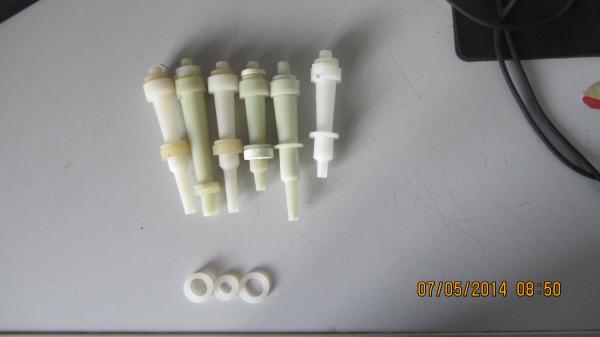 Industry Starch Machinery Spare Parts White Rubber Cyclone 10mm Or 15mm