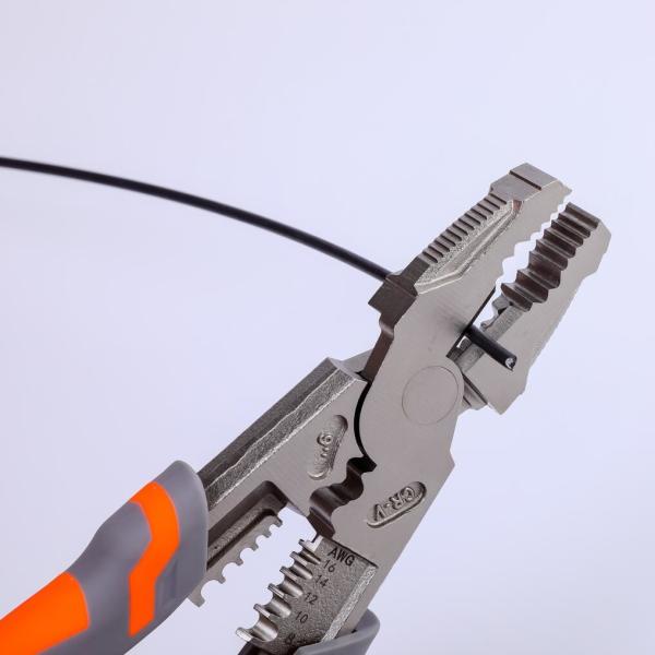 AWG 8 AWG 10 Combination Pliers Labor Saving Wire Stripper Crimper Pliers