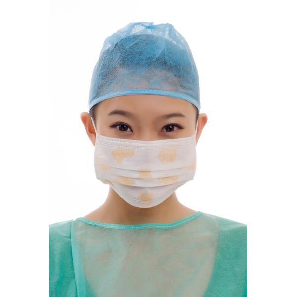 Waterproof Disposable Medical Nonwoven Face Mask With Ear Loop