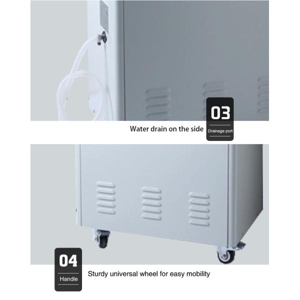 Low Noise 1200m3/H 6.8KG/H Portable Industrial Dehumidifier