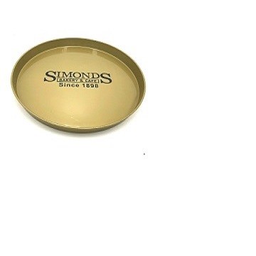 DADI Classic Round Metal Tin Tray Household Tinplate Serving Tray CMYK Printed