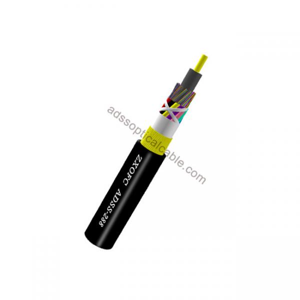 Quality Outdoor Single Mode 288 Core Fiber Optic Cable Anti Tracking Outer Sheath for sale