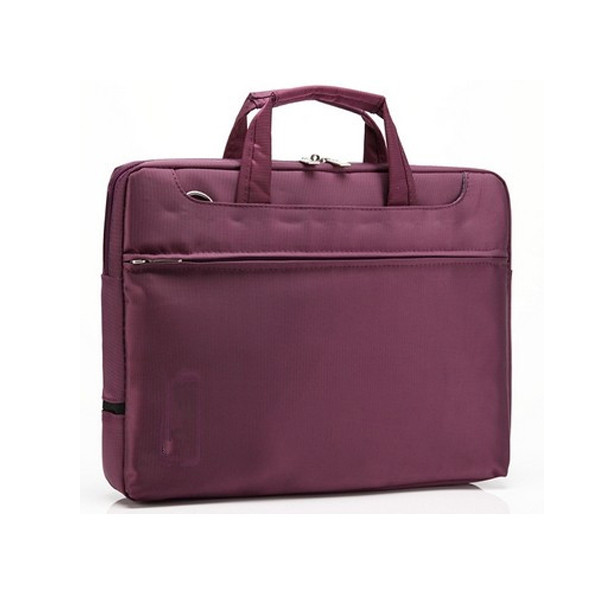 Fashionable Womens Briefcase Messenger Bag / 16 inch Laptop Bag Purple