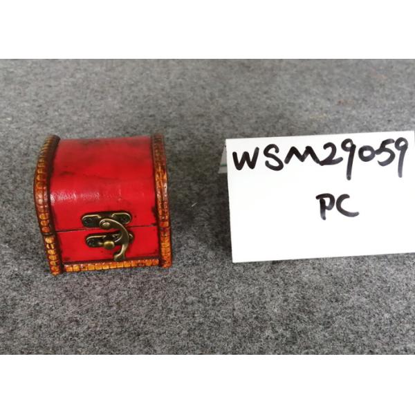 FSC Keepsakes 7x6.5 Vintage Wooden Jewelry Box