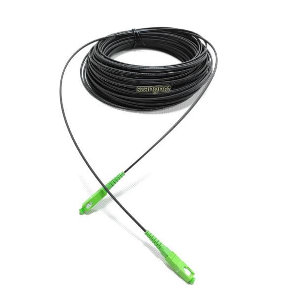 SC/APC G657A Terminated FTTH Pre Connectorized Drop Cable