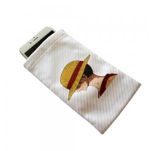 Polyester Microfiber Cell Phone Pouch Customized Size 160-230gsm Weight Manufactures