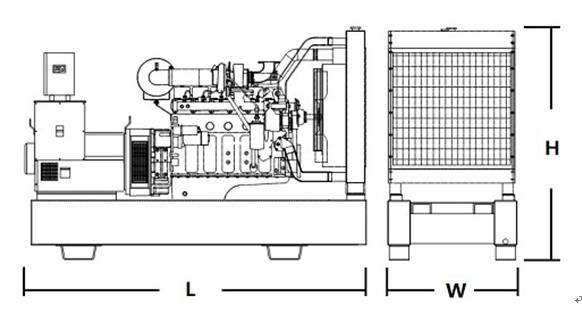 4 Stroke Engine FG WILSON Generator Set 100KVA 50 / 60HZ Low Fuel Consumption