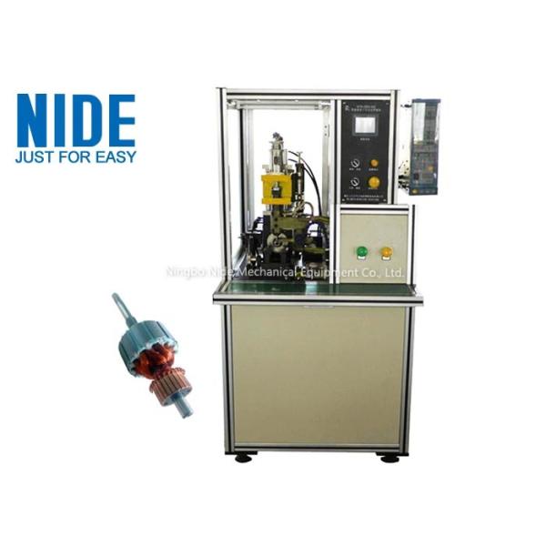 Welding The Copper Wire Commutator Hook Fusing Machinery / Machinery For Mixer Motor