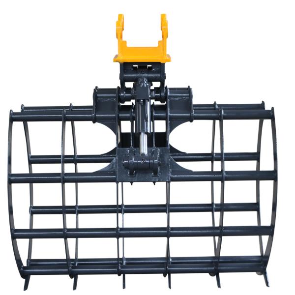 Cotton CE Excavator Attachment Haystack Excavator Rotating Grapple