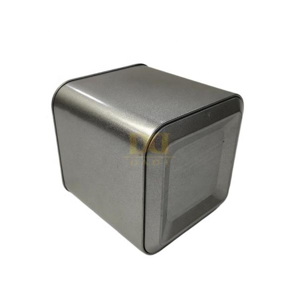 DADI  Metal Tea Tin Box Customization Square Empty Tea Tin Boxes Support OEM Printing