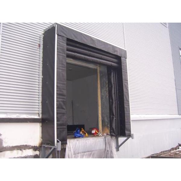 Food Factory or Warehouse Truck Inflatable Dock Shelters Inflate themselves By Air Pump 380V
