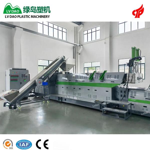 Lvdao Plastic Waste Recycling Machine Recycle Plastic Granules Making Plastic Pellets Machine Price