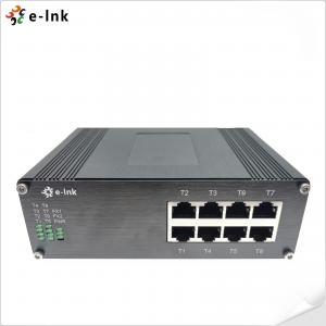 China Auto MDI PoE Ethernet Switch DIN Rail IEEE802.3at 30W 10/100BASE-T on sale