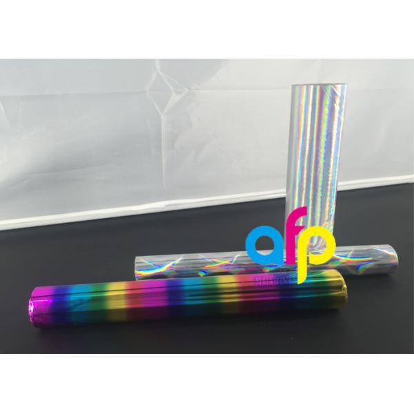 Colorful Laser Holographic Foil , ISO9001 Approval Hot Foil Rolls For Stamping