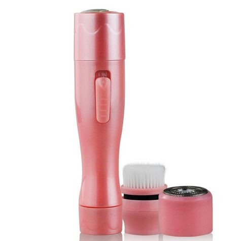 2016 new wholesale  2 in 1 Ladies hair removal and Facial Brush
