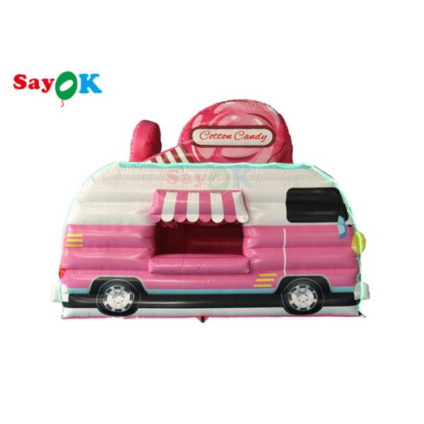 Pop Corn Shape Drink Bar Booth Inflatable Air Tent Food Truck Cotton Candy Theme Kiosk