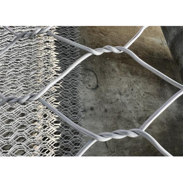 80x100mm Galvanized Metal Gabion Basket 4mm Wire Diameter BV Certified