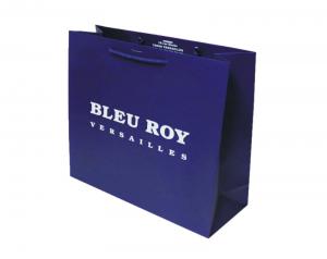  Eco Friendly Custom Printed Medium Blue Paper Party Favor Bags With Handles Manufactures