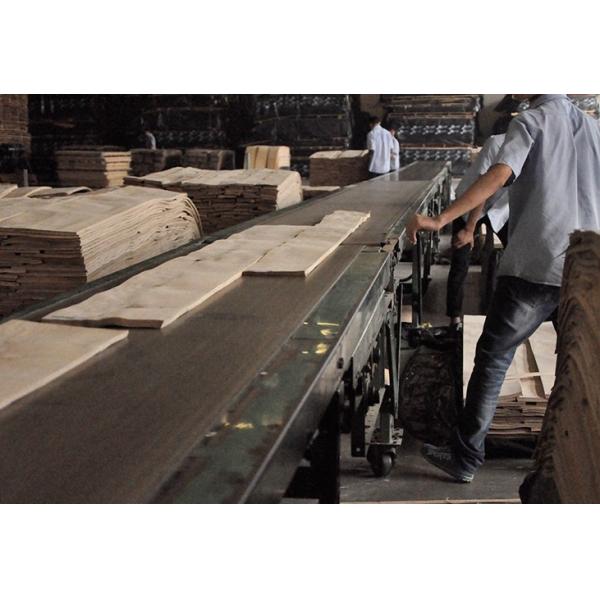 Smoked Red Oak Wood Veneer / Natural Veneer Plywood Quarter Cut FSC
