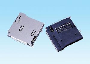  T Flash Memory Card Connector SMT 9 Pin Push Type Double Shrapnel External Welding Manufactures