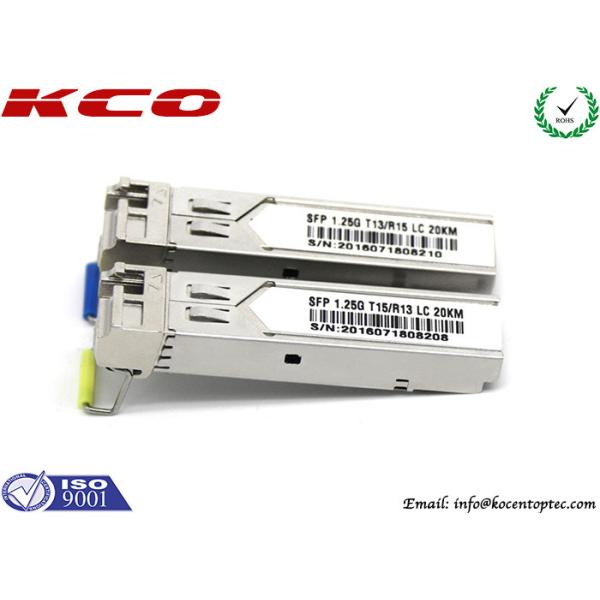 1.25G SFP Fiber Optic Transceiver 1310nm 10km Cisco LC Connector Port