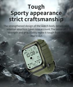  128M Waterproof Digital Sports Wrist Watch Men Fitness Manufactures