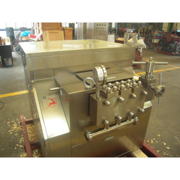 High Speed Dairy Homogenizer / Small Scale Milk Homogenizer 1000L/H